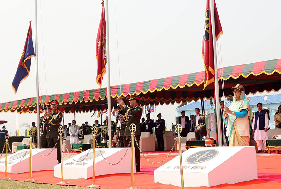 বীর মুক্তিযোদ্ধা আবদুল হামিদ সেনানিবাস উদ্বোধন 