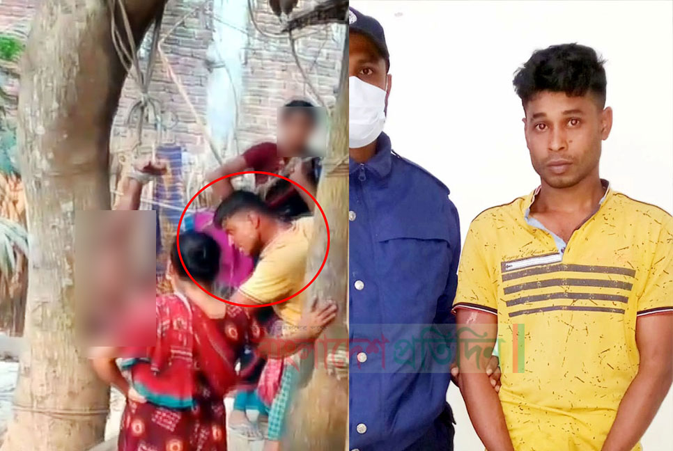 ৮ মাসের শিশুকে গাছে ঝুলিয়ে হত্যার চেষ্টা, বাবা গ্রেফতার