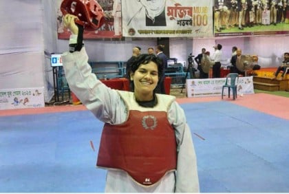 তায়কোয়ান্দো জাতীয় যুব চ্যাম্পিয়ন হলেন নাফিসা তাবাসসুম