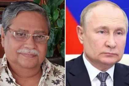 নবনির্বাচিত রাষ্ট্রপতি মো. সাহাবুদ্দিনকে পুতিনের অভিনন্দন