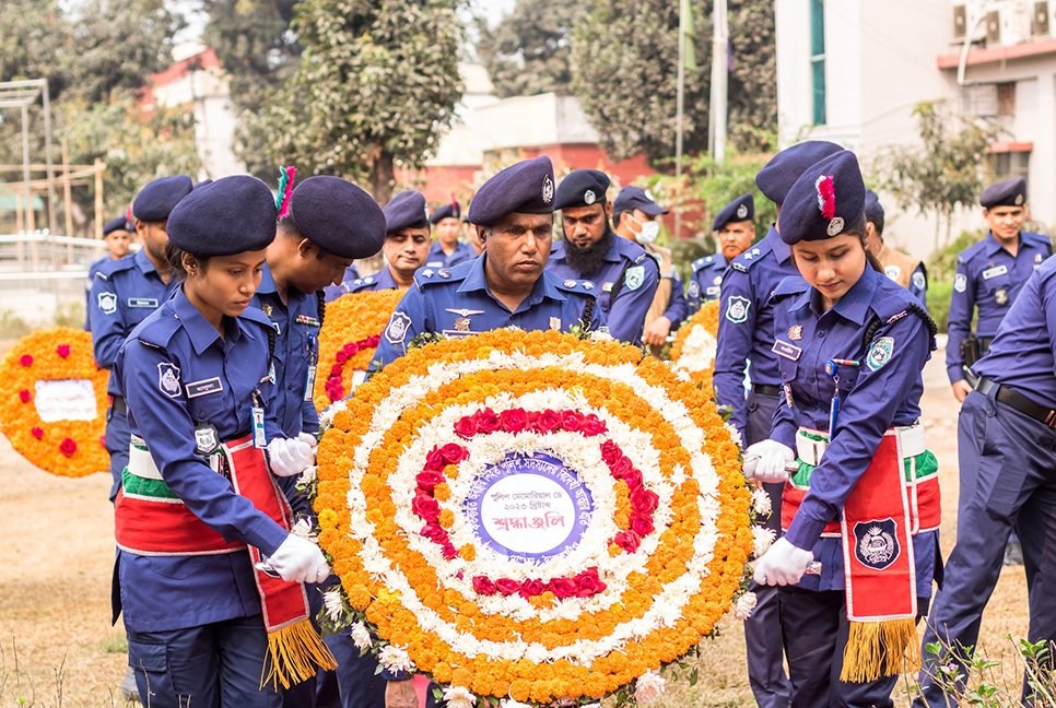 ঠাকুরগাঁওয়ে পুলিশ মেমোরিয়াল ডে পালিত