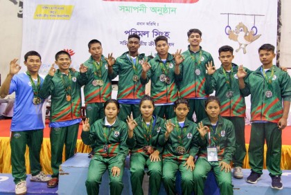 জিমন্যাস্টিকসে দেশসেরা কোয়ান্টাম