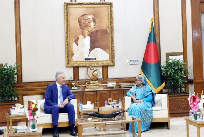প্রধানমন্ত্রীর সঙ্গে সাক্ষাৎ করেছেন টনি ব্লেয়ার