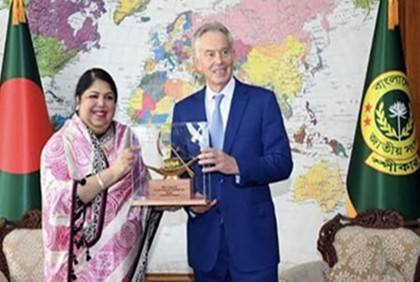 স্পিকারের সঙ্গে টনি ব্লেয়ারের সাক্ষাৎ

