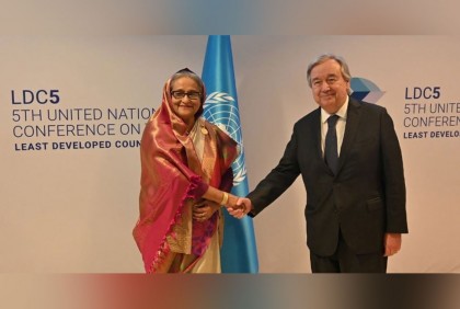রাশিয়া-ইউক্রেন যুদ্ধ বন্ধে জাতিসংঘকে কার্যকর পদক্ষেপ গ্রহণের আহ্বান প্রধানমন্ত্রীর 