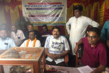 ঝিনাইদহের রাধা মদনগোপাল মঠে নামযজ্ঞ অনুষ্ঠান