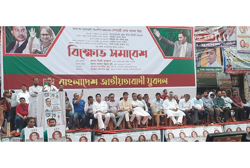 সংলাপ নয়, সরকারের পদত্যাগ চায় বিএনপি : মির্জা আব্বাস