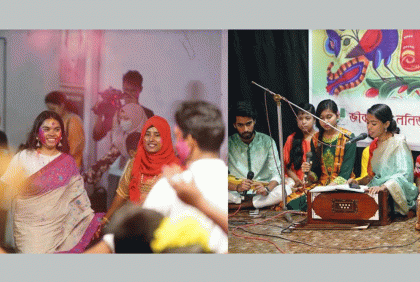 বরিশালে বসন্ত ও দোল উৎসব অনুষ্ঠিত