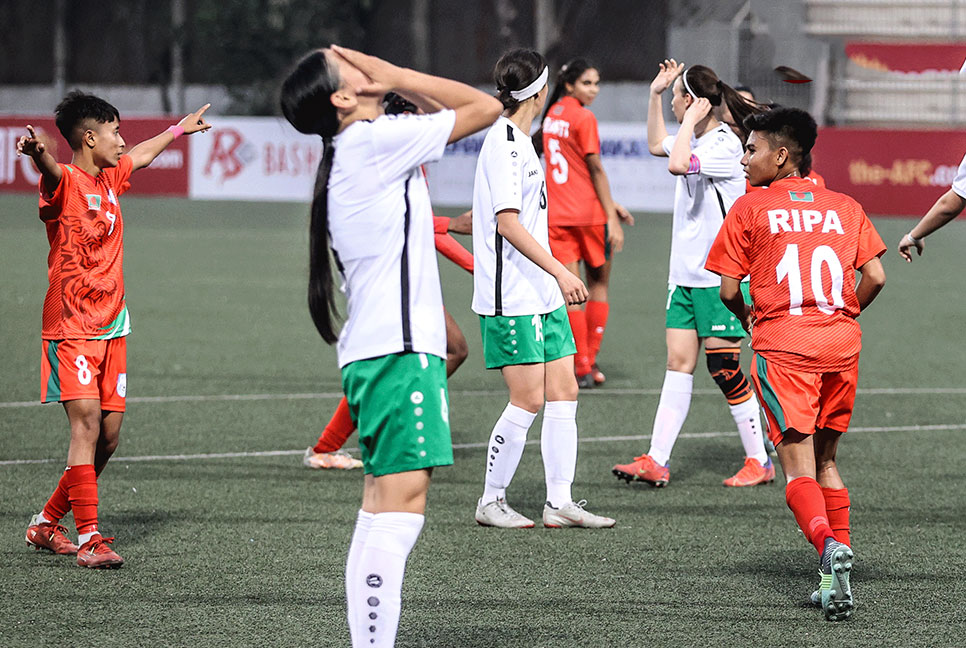 তুর্কমেনিস্তানকে হারাল বাংলাদেশ