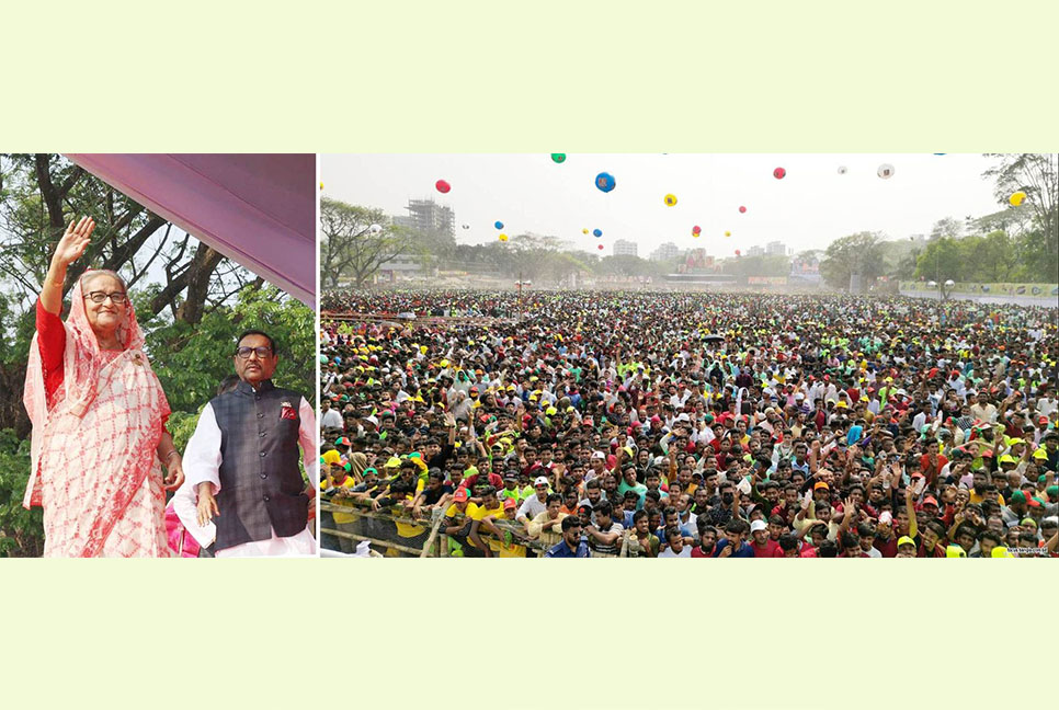ময়মনসিংহে প্রধানমন্ত্রী, শতাধিক উন্নয়নকাজ উদ্বোধন