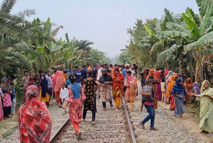 কালীগঞ্জে ট্রেনে কাটা পড়ে নিহত ১