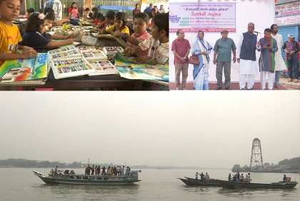 গ্রাম থিয়েটারের ৪০ বছর পূর্তি, কীর্তনখোলায় নৌযাত্রা