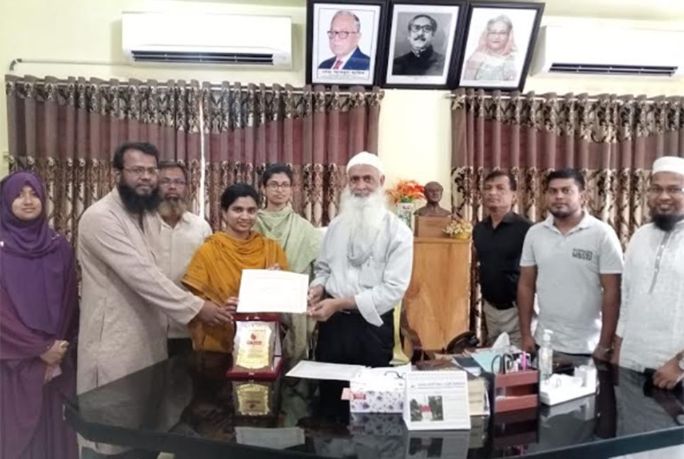 ৭ম নারী গণিত অলিম্পিয়াডে মাভাবিপ্রবির শারমিন সুলতানা বিজয়ী
