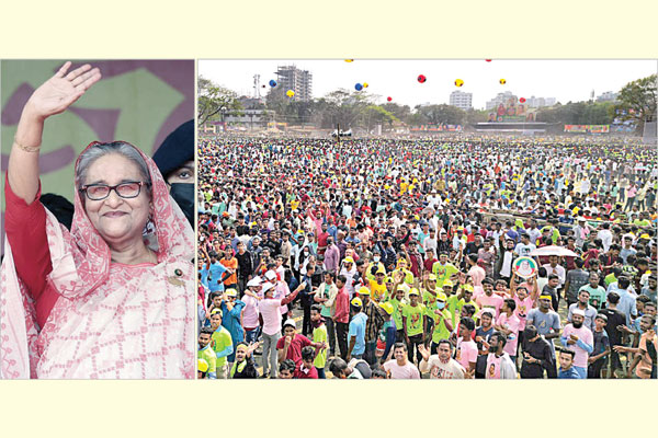 আওয়ামী লীগ দেয় উন্নয়ন