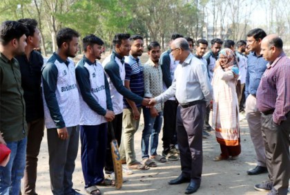হাবিপ্রবিতে স্বাধীনতা কাপ আন্তঃঅনুষদীয় 
ক্রিকেট প্রতিযোগিতা 