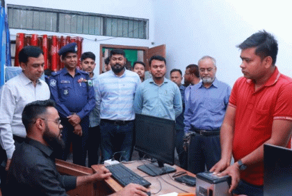 নাটোরে ড্রাইভিং লাইসেন্স পরীক্ষা ও বায়োমেট্রিক কর্মসূচির উদ্বোধন