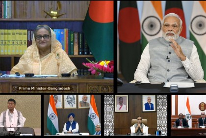 বাংলাদেশ-ভারত মৈত্রী পাইপলাইন জ্বালানি নিরাপত্তায় সহযোগিতা বাড়াবে : মোদি

