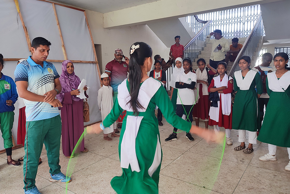 কিশোরগঞ্জে অ্যাথলেটিক্স প্রতিযোগিতা অনুষ্ঠিত