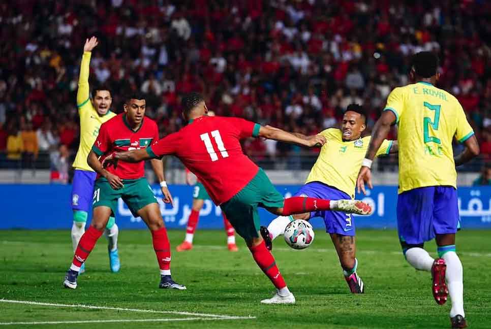 মরক্কোর কাছে হেরেই গেল ব্রাজিল