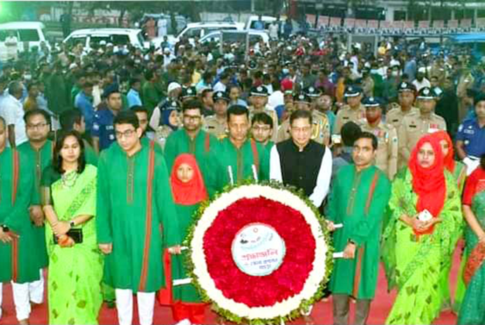 বগুড়ায় মহান স্বাধীনতা ও জাতীয় দিবস উদযাপন