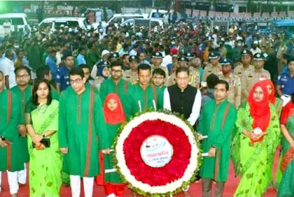 বগুড়ায় মহান স্বাধীনতা ও জাতীয় দিবস উদযাপন