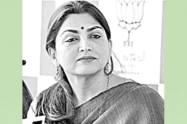 এখন কী হবে বিজেপি নেত্রী খুশবুর