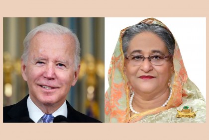 স্বাধীনতা দিবসে প্রধানমন্ত্রীকে শুভেচ্ছা জানিয়ে জো বাইডেনের চিঠি

