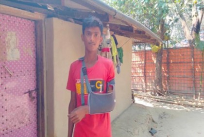সশস্ত্র দুর্বৃত্তের হাত থেকে ছেলেকে রক্ষা করলেন সাহসী বাবা