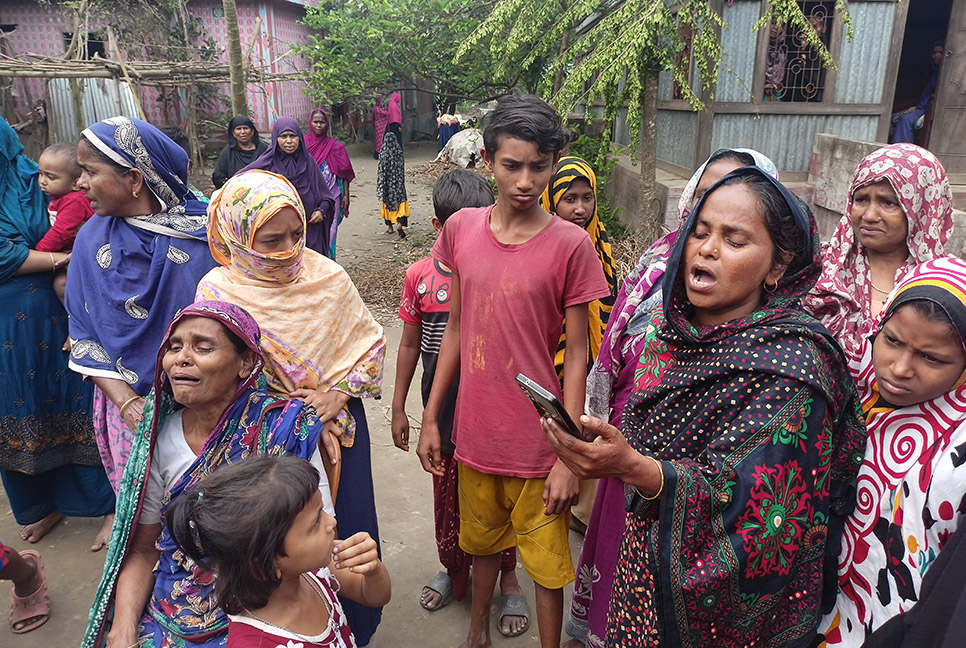 সৌদিতে নিহত কুমিল্লার মামুনের বাড়িতে চলছে শোকের মাতম