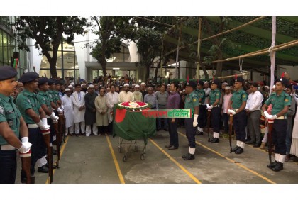 নূরে আলম সিদ্দিকীর দ্বিতীয় জানাজা সম্পন্ন

