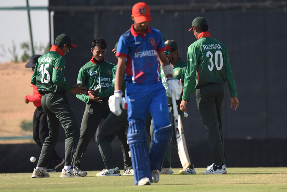 আফগানিস্তানকে উড়িয়ে ত্রিদেশীয় সিরিজে চ্যাম্পিয়ন বাংলাদেশের যুবারা