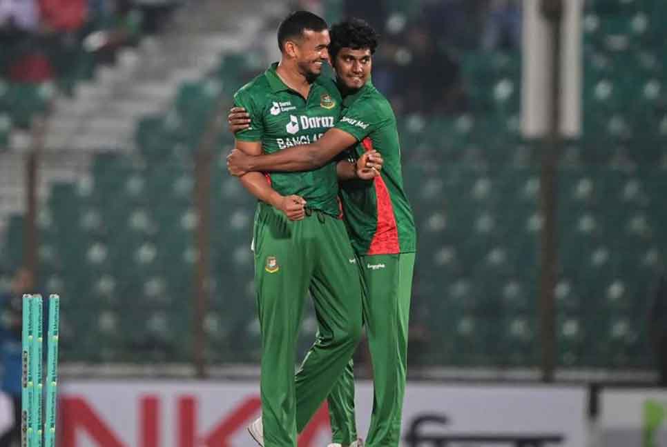 ম্যাচ হারলেও একই ইন্টেন্টে খেলবে বাংলাদেশ: তাসকিন