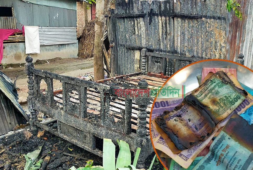 আগুনে পুড়ল দুই ভাইয়ের স্বপ্ন