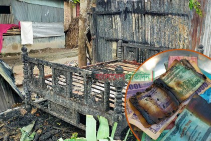 আগুনে পুড়ল দুই ভাইয়ের স্বপ্ন