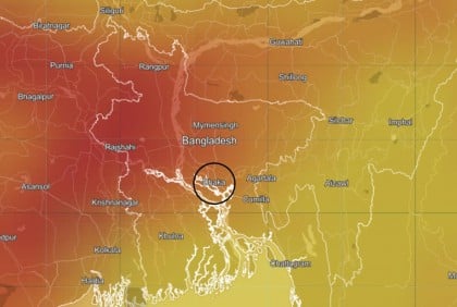 ঢাকার বায়ু সহনীয়, দূষণের শীর্ষে চিয়াং মাই