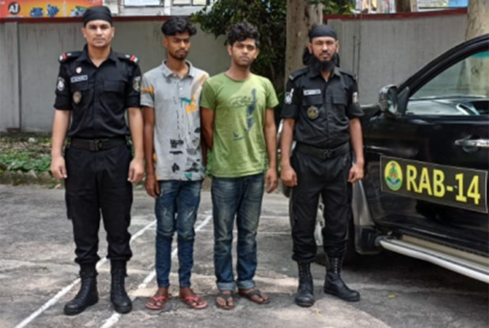 ভৈরবে গাঁজাসহ গ্রেফতার ২