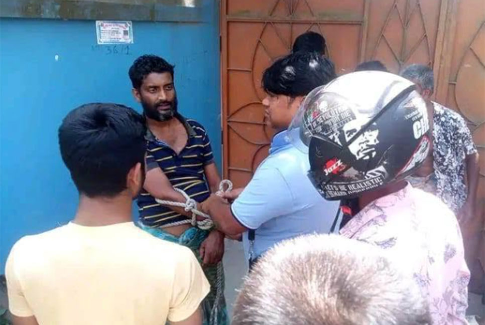 স্ত্রীকে জবাই করে হত্যার অভিযোগে স্বামী আটক 