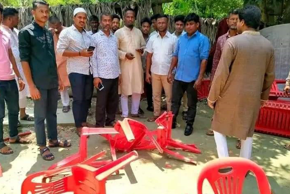 ভোলায় বিএনপির অবস্থান কর্মসূচিতে হামলার অভিযোগ