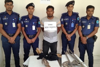 
ফরিদপুরে ডাকাত চক্রের একজন গ্রেফতার