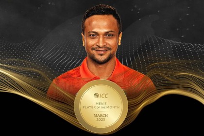 আইসিসির মাসসেরা ক্রিকেটার হলেন সাকিব 