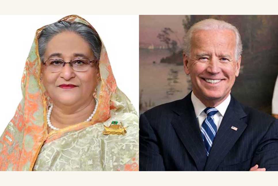 জো বাইডেনকে চিঠি পাঠিয়েছেন শেখ হাসিনা

