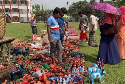 চৈত্র সংক্রান্তির মেলা বসেছে নেত্রকোনায় 