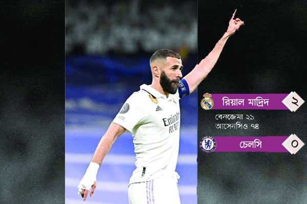 বেনজেমা ম্যাজিক রিয়ালের জয়