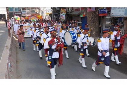 ঝিনাইদহে নানা অনুষ্ঠানের মধ্য দিয়ে বৈশাখ বরণ