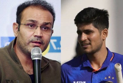 শেবাগের তোপের মুখে গিল