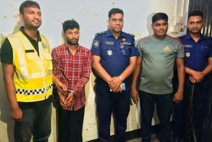 বিশ্বনাথে ডাকাতি মামলার ফেরারি আসামি গ্রেফতার