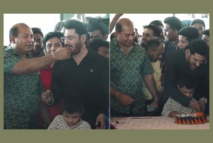 কেক খেয়ে অনন্ত জলিল বললেন, ‘হায় হায় আমি রোজা’

