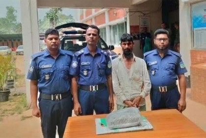 ফুলপুরে গাঁজাসহ মাদক কারবারি আটক 