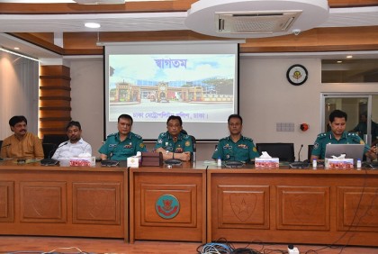 মার্কেটে আইপি ক্যামেরা বসানোর পরামর্শ ডিএমপি কমিশনারের

