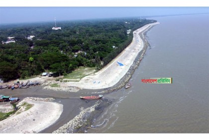 মেঘনার তীর রক্ষা বাঁধকে ঘিরে পর্যটন সম্ভাবনার হাতছানি